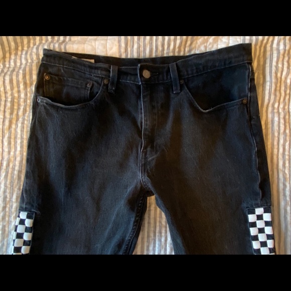 VINTAGE LEVI CHECKERED JEANS - Picture 2 of 5
